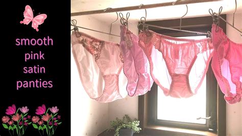 satin pantie videos|smooth pink satin panties (vertical video) / my underwear collection.